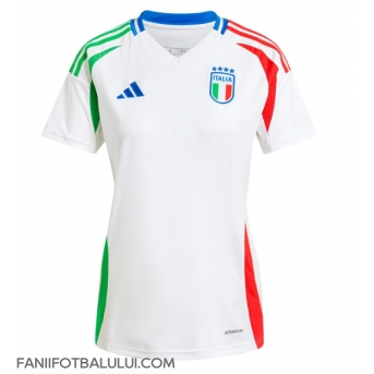 Italia Echipament de Fotbal Replică European 2024 Femei Deplasare